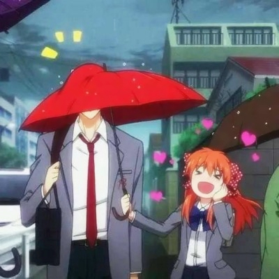 一男一女可爱卡通动漫情头 32张高清好看的合集来了