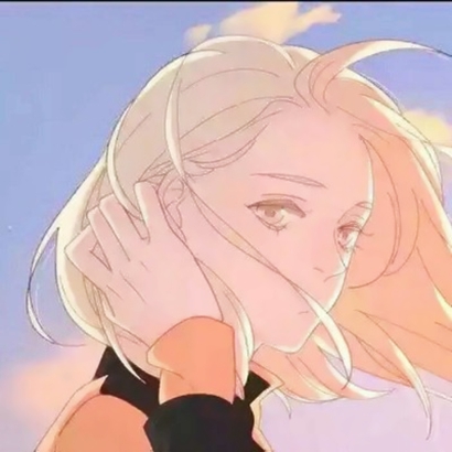 14组高清动漫情侣头像 一男一女分开款