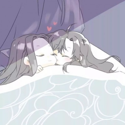 36组超甜动漫情头！简单又可爱的一对两张高清图