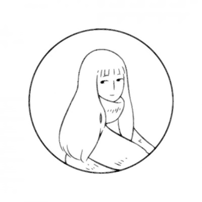 一对左右配对的手绘简笔画情侣头像 26张高清素材合集