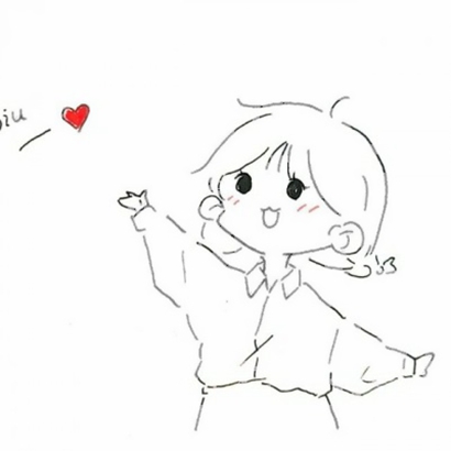 抖音上超火的呆萌卡通情侣头像 22张高清一对合集