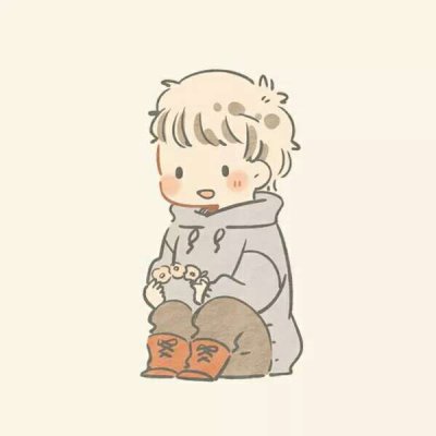 软萌暴击！28组超可爱动漫小孩情侣头像高清合集