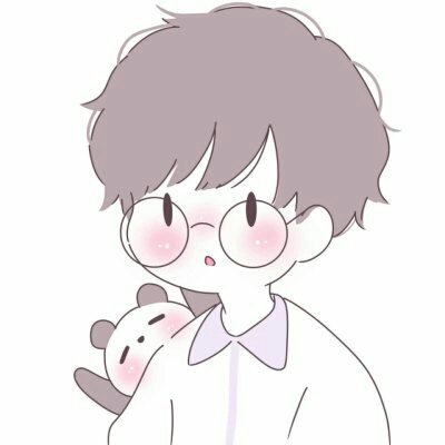 34组可爱动漫情侣头像 一对两张分开高清图