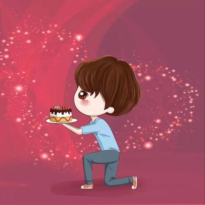 18张超萌一男一女情侣卡通头像 高清可爱款直接抱走