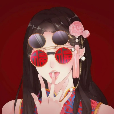 18张高清二次元红色系情侣头像 一男一女动漫版合集