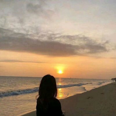 落日夕阳情侣头像来啦！28张高清唯美一对两张任你挑