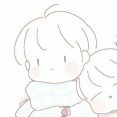 12张可爱简笔画情侣头像 左右配对高清图