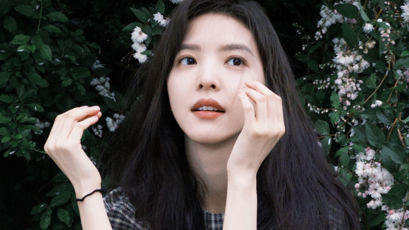 森系甜妹章若楠！多款高清电脑桌面壁纸安排上