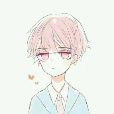 一男一女冷酷动漫情头 36张高清分开版情侣头像