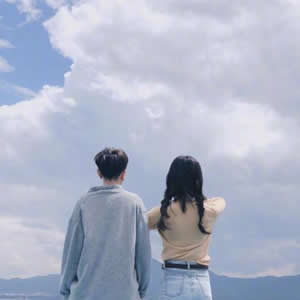 情侣头像两人一张一对唯美 16组好看的双人情头合集