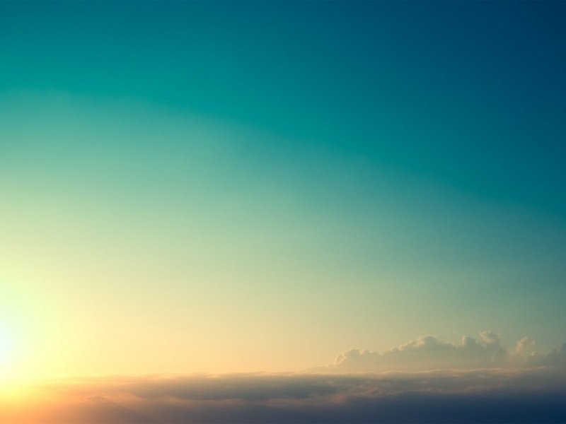 这套高空日落云景壁纸 适配你的电脑桌面了