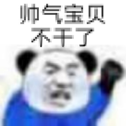 熊猫头“漂亮宝贝不干了”表情包合集