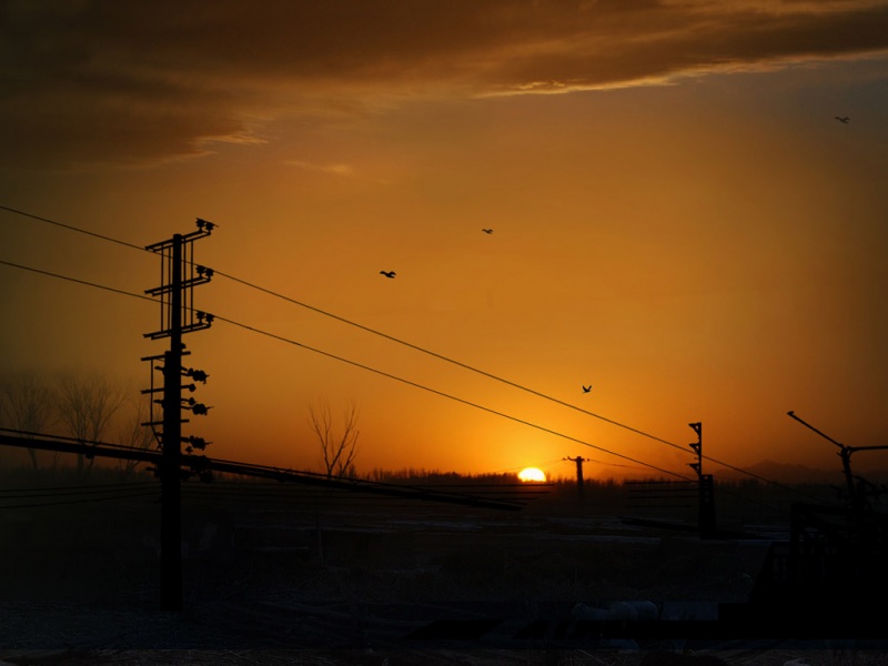 氛围感拉满！夕阳西下风景电脑桌面壁纸分享