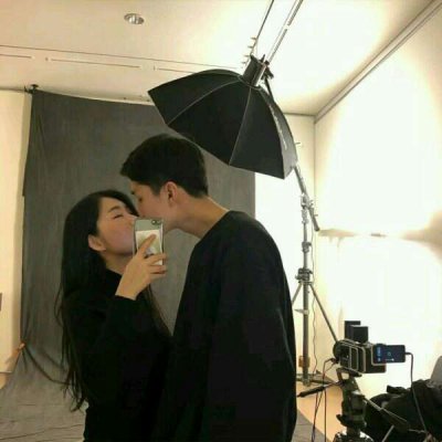 14组超有意思的真人搞怪情侣头像 一对两张高清图