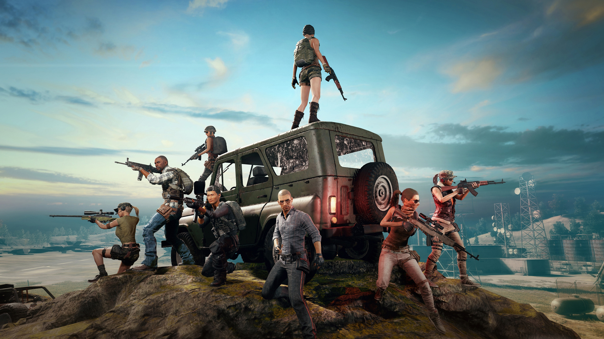 绝地求生PUBG电脑桌面动漫壁纸 高清游戏壁纸免费下载