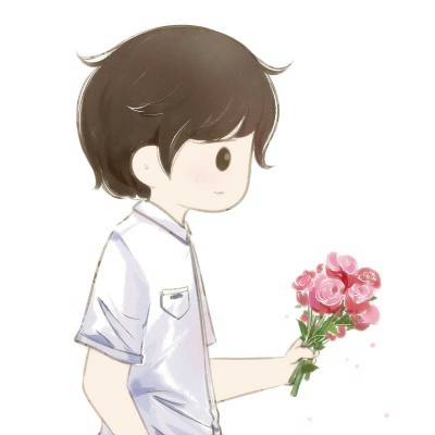 超可爱！16组一左一右卡通Q版情侣头像高清合集