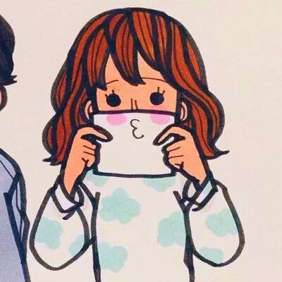 36张可爱呆萌卡通情侣QQ头像 高清好看又治愈