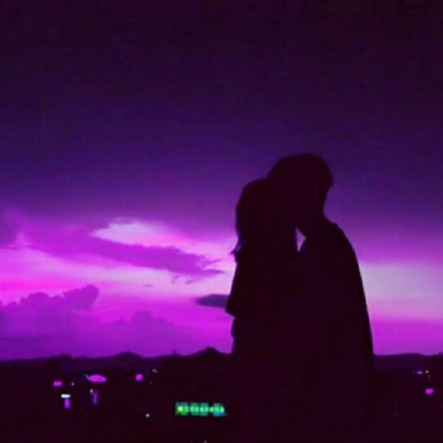 落日黄昏背影情侣头像！20张高清一对两张头像合集