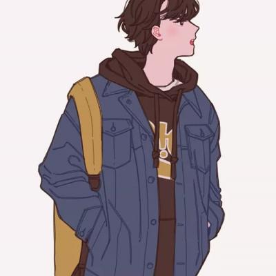 24张高清独一份的动漫情侣头像 一男一女款合集