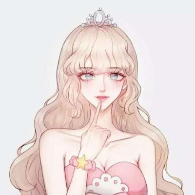 一男一女手绘情侣头像 高清好看的10组情侣手绘头像合集