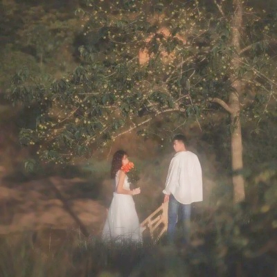 16组氛围感拉满的小清新情头 唯美意境双人头像合集