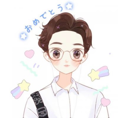 一男一女手绘动漫情侣头像 30张可爱好看的情头合集