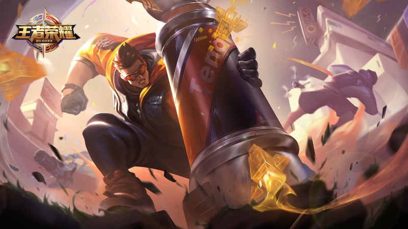 王者荣耀苏烈「坚韧之力」高清壁纸 游戏玩家必备素材