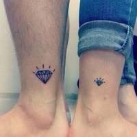 18张氛围感拉满的纹身情侣头像 小众又甜蜜