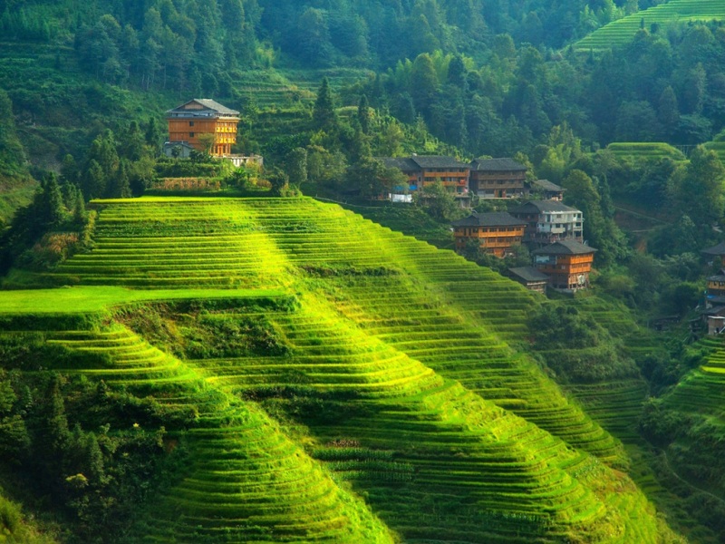 想家了？这套山里人家的电脑壁纸带你回乡下看看