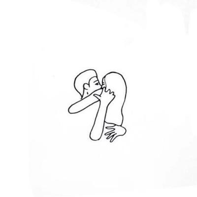 20组高清好看的简笔画情侣头像一对合集