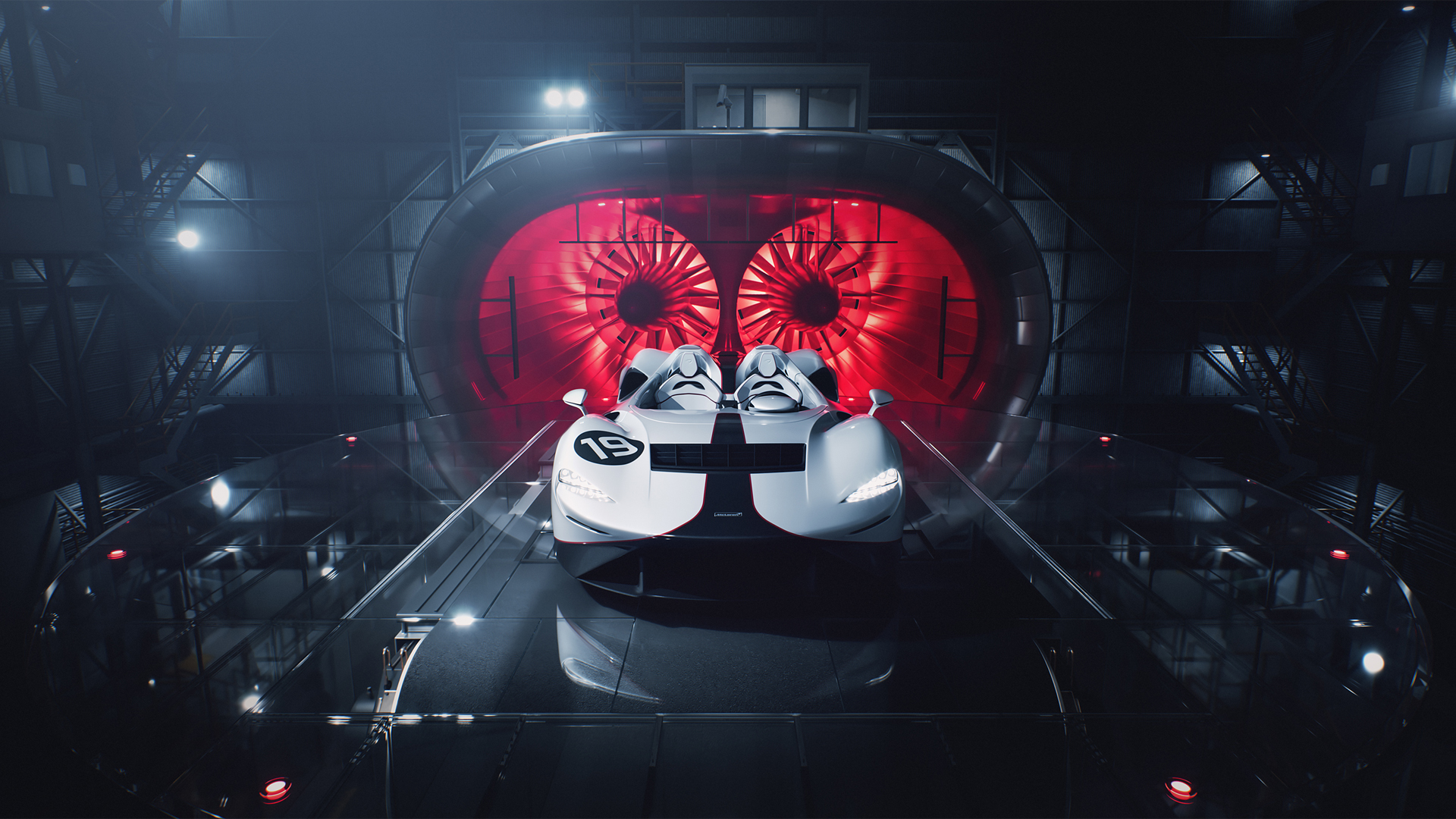 白色迈凯伦Elva超跑壁纸 多款尺寸任你选