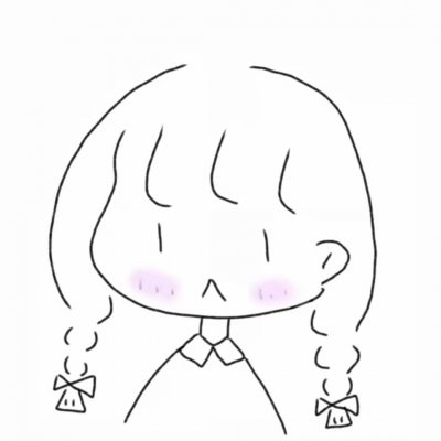 12张超可爱小女孩简笔画头像 高清好看的女生头像素材