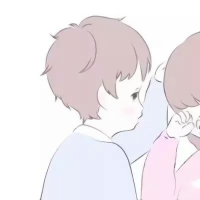 软乎乎粉色系动漫情侣头像 10张高清可爱款来啦