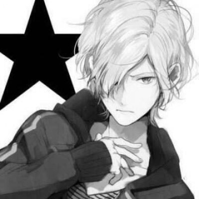 男生黑白伤感动漫头像 16张高清微信头像合集