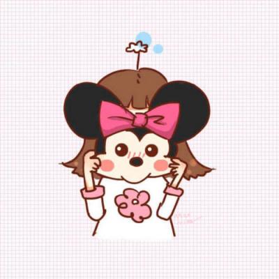 18组超萌可爱卡通情侣头像 一男一女款