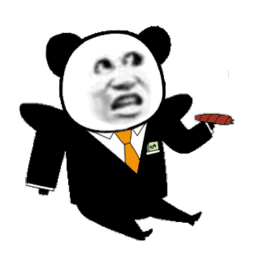 抖音爆火！超大霸屏熊猫头动态表情包来了