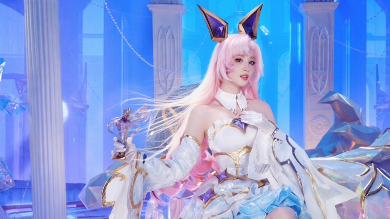 王楚然cos阿狸造型的高清电脑壁纸来啦