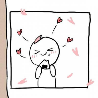 36张高清方框简笔小人情侣头像 氛围感拉满的小众情头