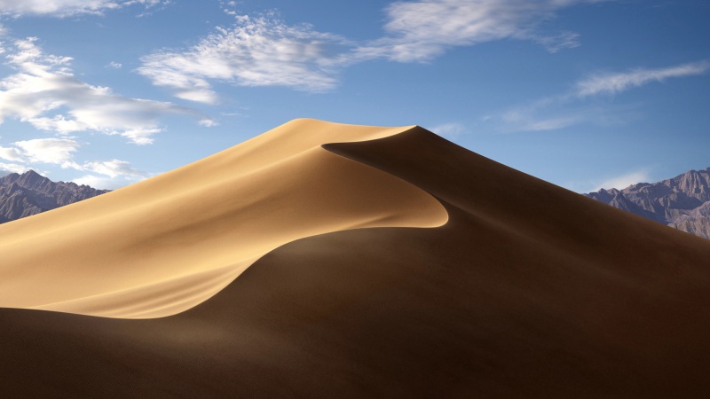 苹果macOS Mojave莫哈韦沙漠白天风景壁纸来啦