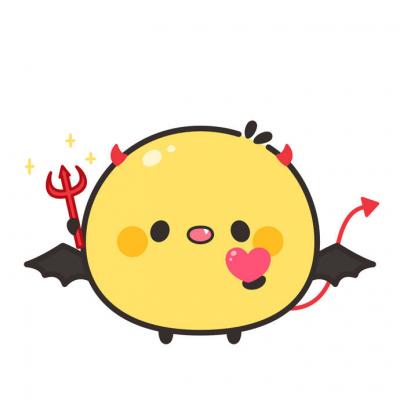 22张超萌卡通情侣头像 一左一右高清萌呆款