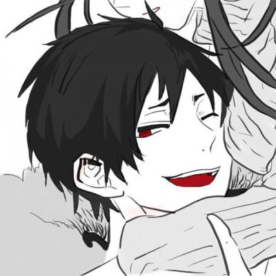 32张高清黑暗冷酷风动漫情侣头像 一对两张安排上了