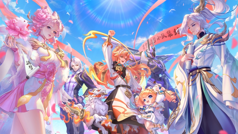 王者荣耀源梦全家福高清无水印壁纸来了