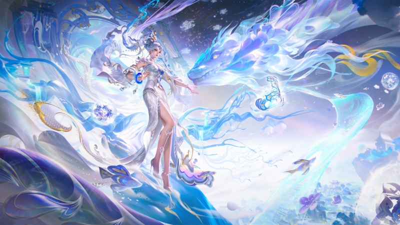 王者荣耀蛇年女娲主题电脑壁纸来了 高清适配多尺寸