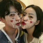 14组超有意思的真人搞怪情侣头像 一对两张高清图