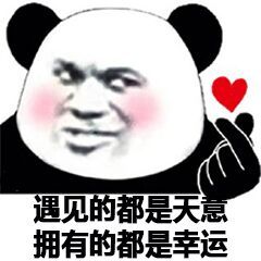 熊猫头撩妹表情包合集 聊天表白都能用