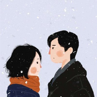 8组超暖漫画情侣头像 一对两张高清分享