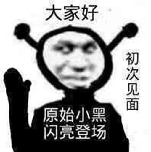 聊天斗图新选择！小黑和他的好朋友们沙雕表情包合集