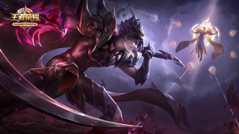 王者荣耀白起星夜王子高清壁纸下载
