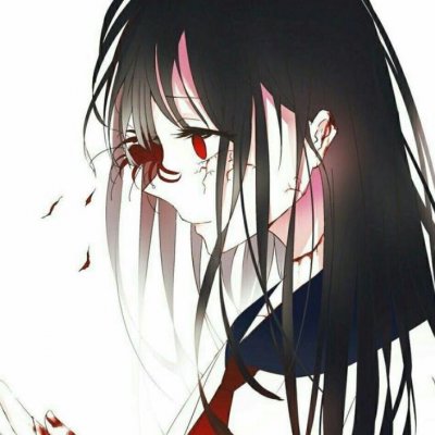 16组高清丧气二次元病娇黑化情侣头像 一对两张