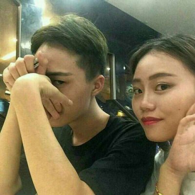 14组超有意思的真人搞怪情侣头像 一对两张高清图